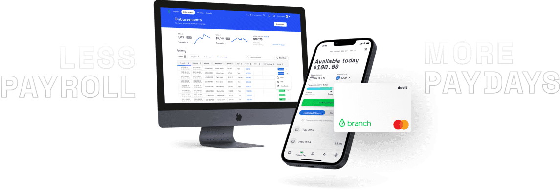 Branch EWA - More Paydays, Less Payroll